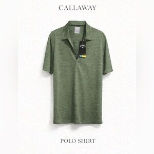 Callaway Opti-Dri Golf Polo Men’s Small Green Performance Shirt NWT